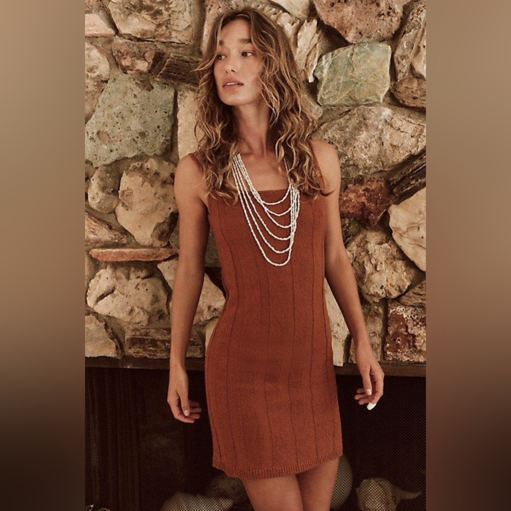 NWT Freepeople Stellar Sweater Mini Dress